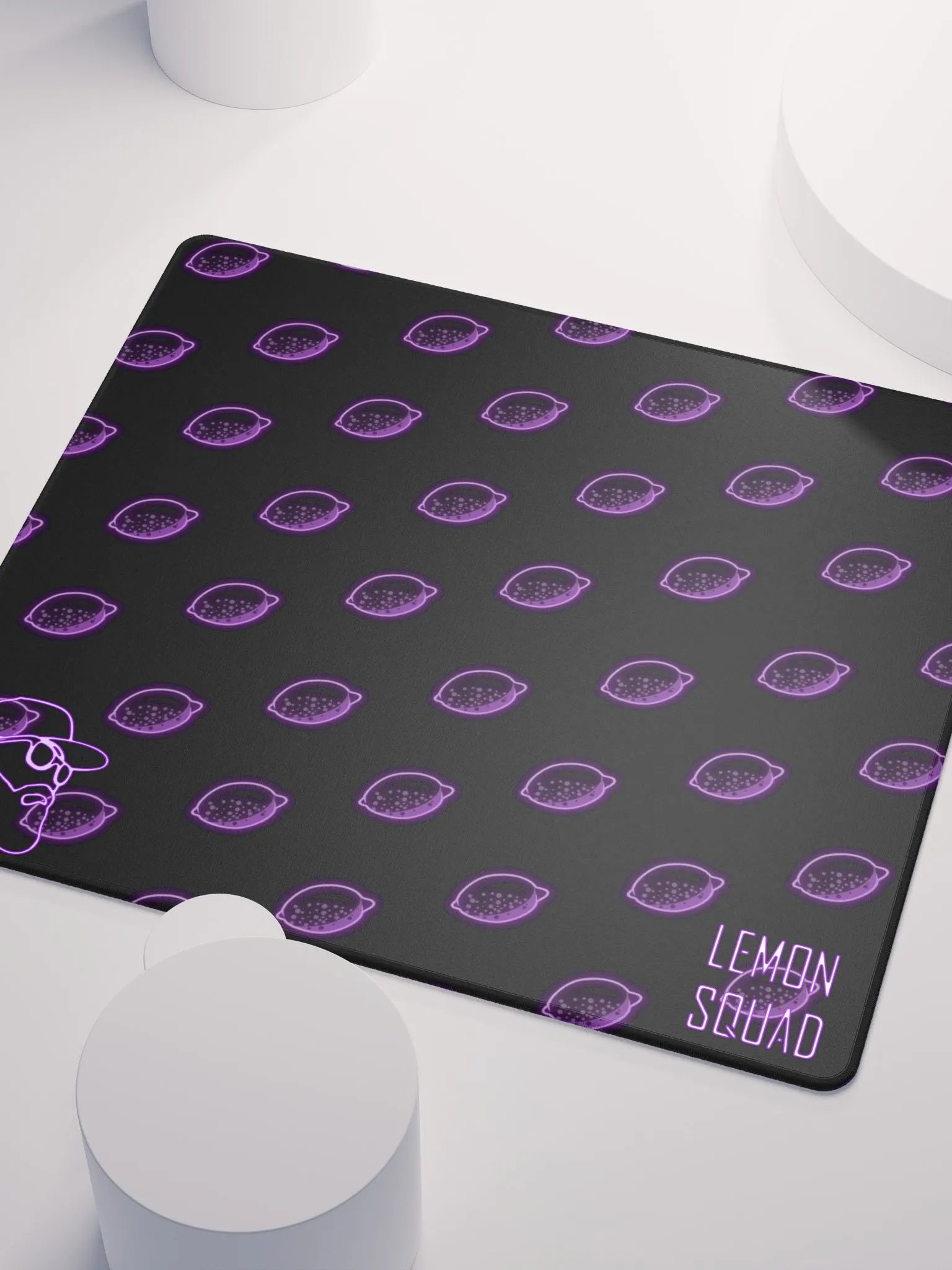 Squad Purp Grid Mouse Pad product image (3)