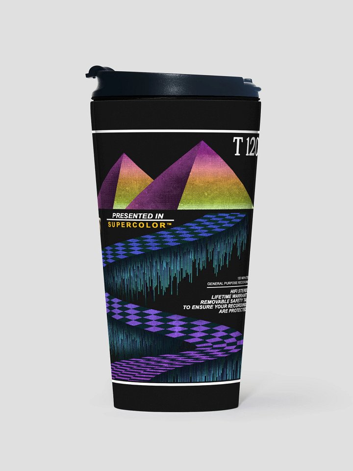 TAPEWORM VHS 1992 Stainless Steel Travel Mug product image (2)