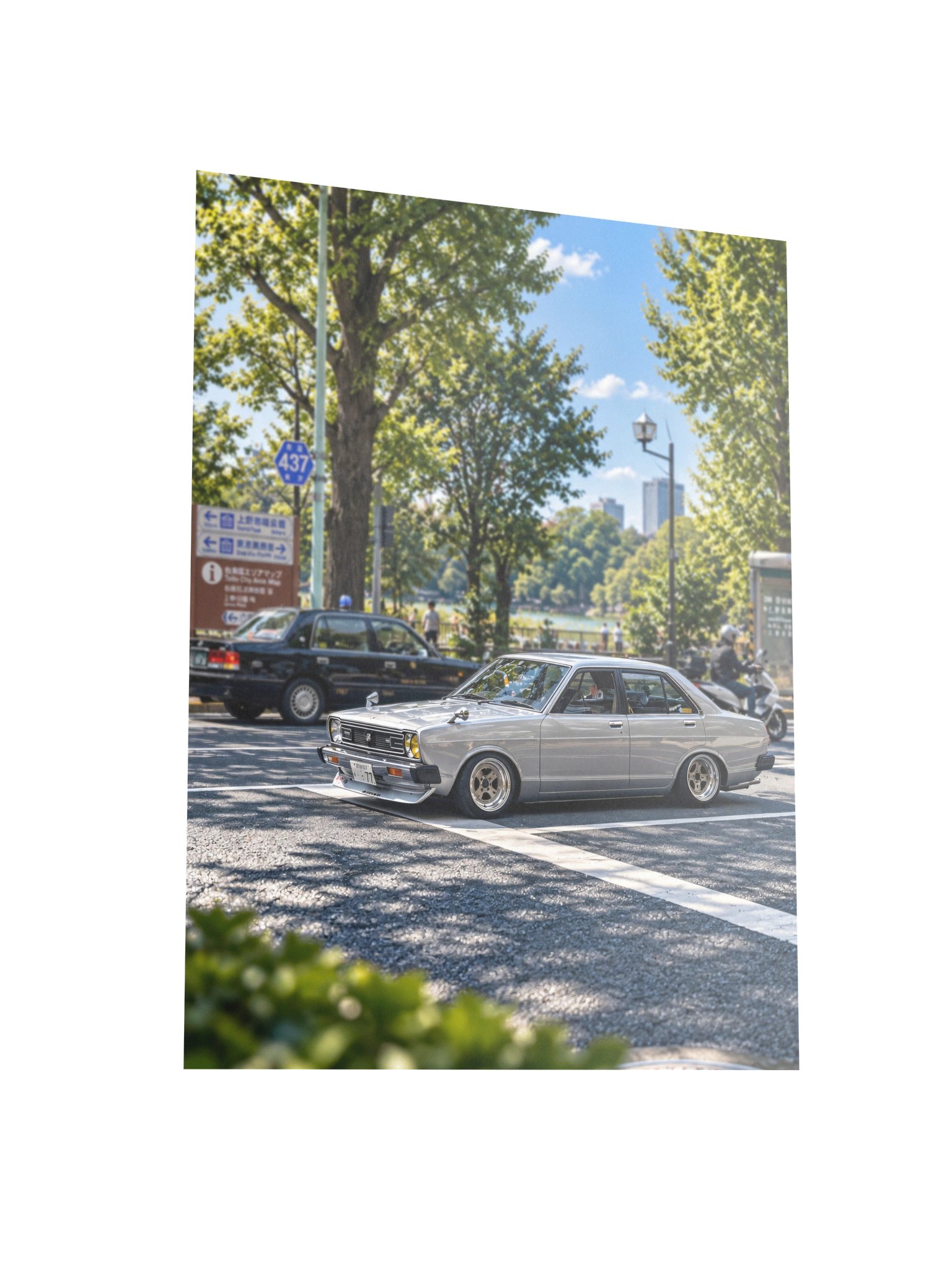 Datsun Sunny B310 at Ueno Park, Tokyo | Photo Print product image (3)