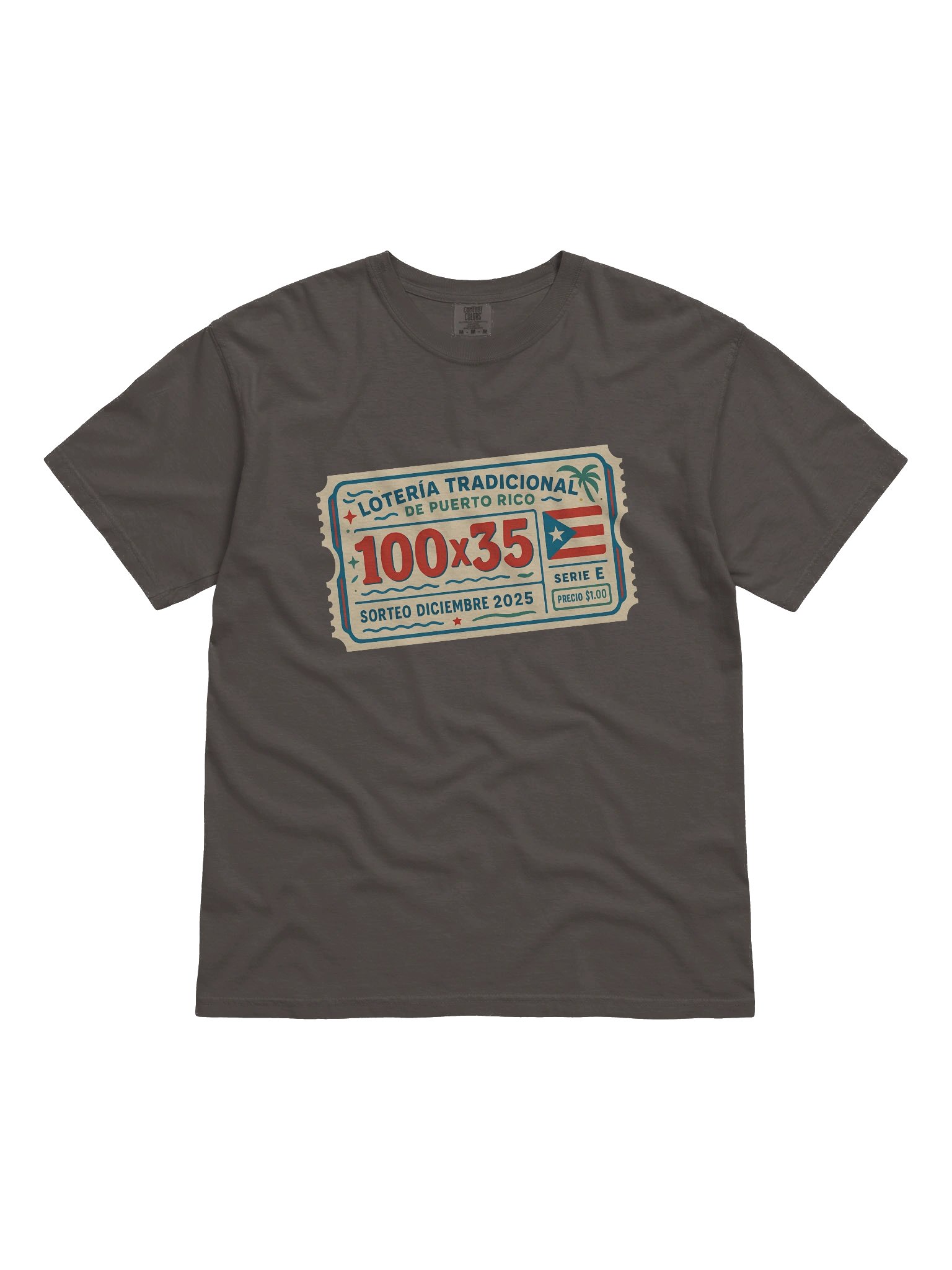100x35 Boleto de Lotería Camiseta Unisex product image (1)