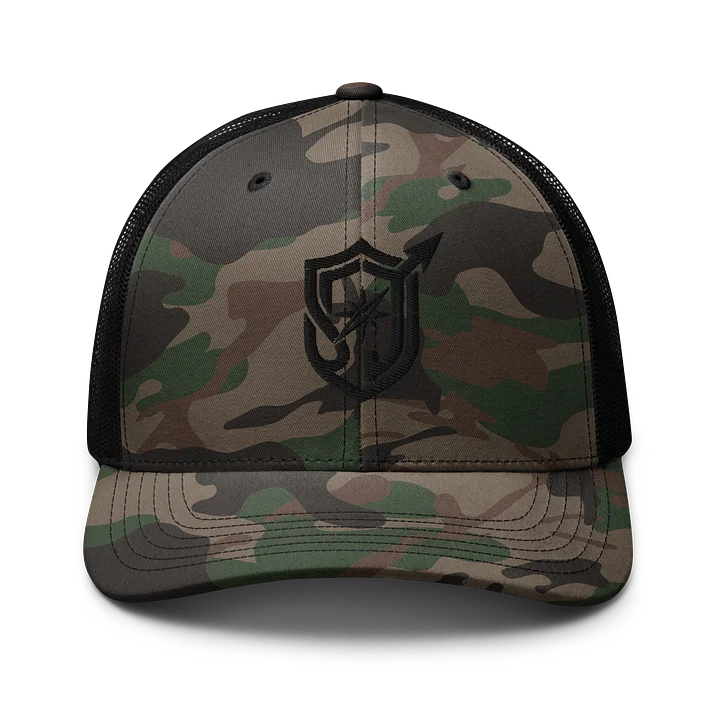 Camo Trucker Hat - Obsidian Mark product image (1)