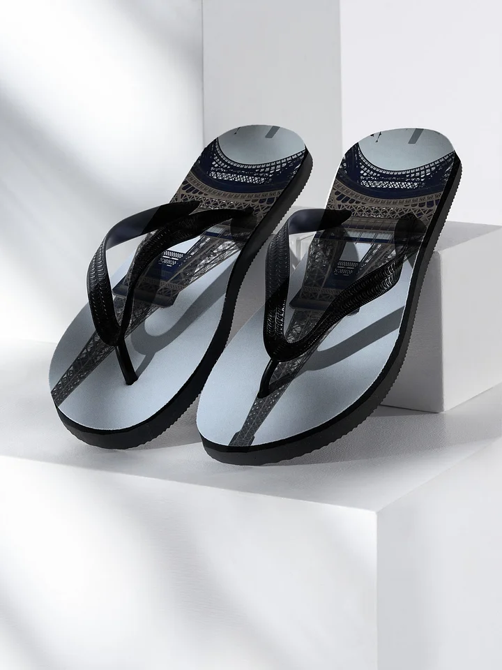 Eiffel Tower Reflection Flip-Flops product image (1)