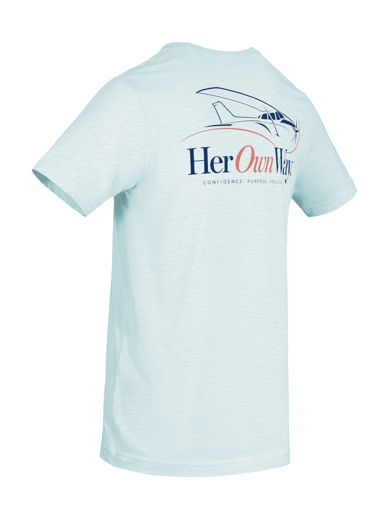 She Flies. Her Own Way. | Women's Aviation Tee product image (12)