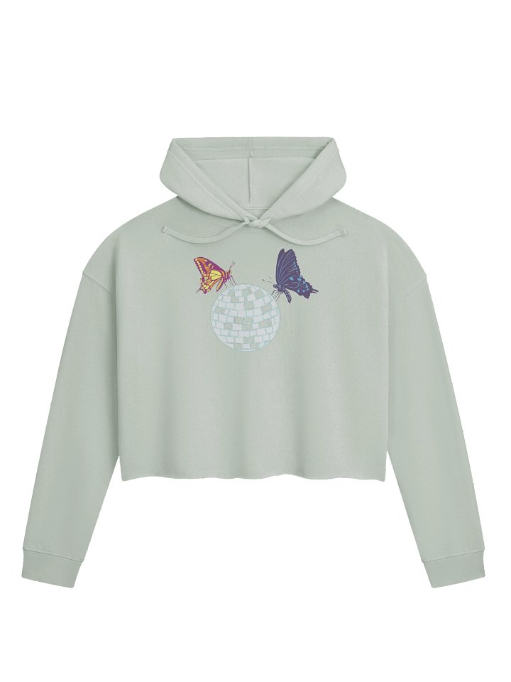 Butterfly Disco Crop Hoodie product image (1)