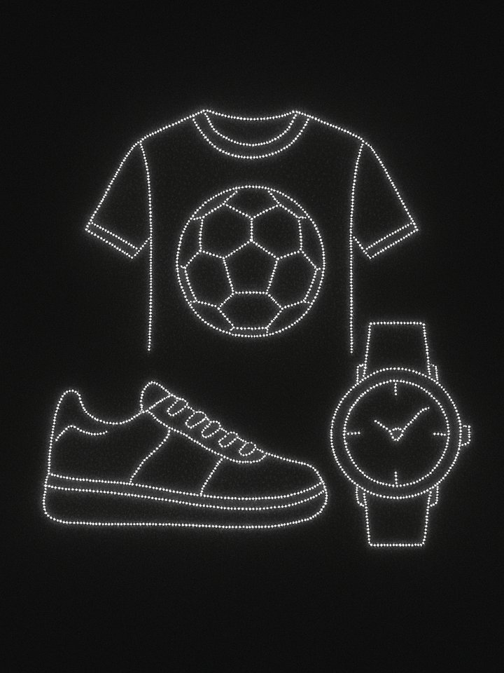 3 Supplier Bundle (Watch, Football Shirt, Shoe) product image (1)