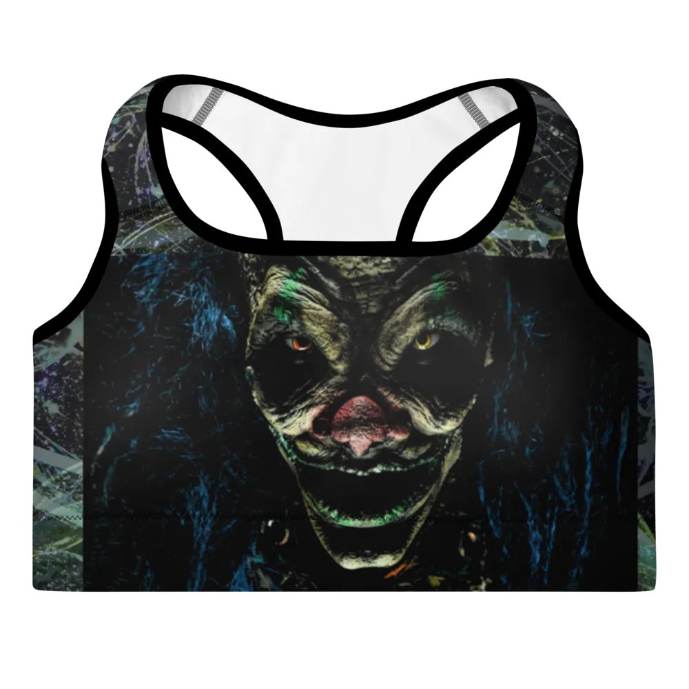 Luminous Reflection Sinister Clown Sports Bra product image (6)