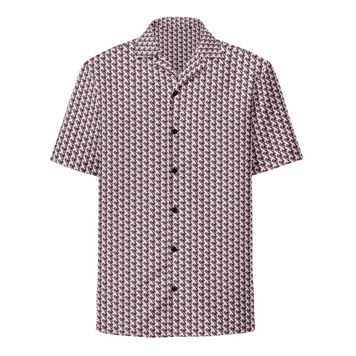 Syn-Stripe Pink/Black Button Up product image (1)
