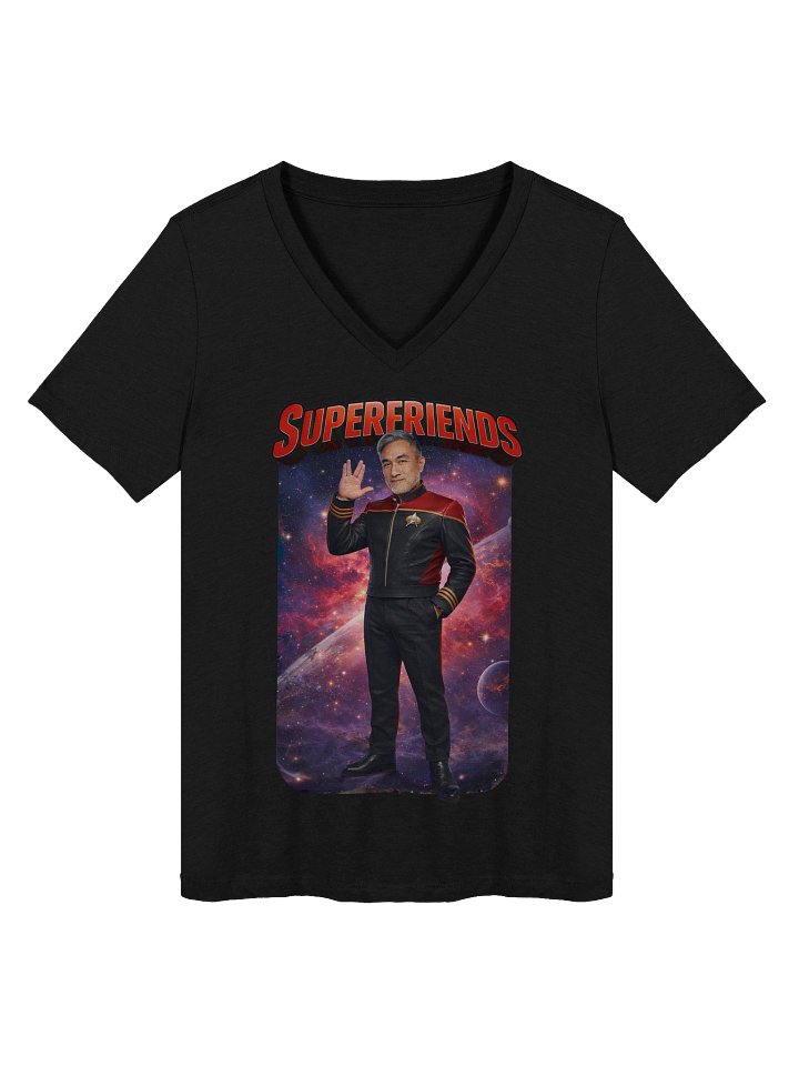 Superfriends Vneck - Female (IcewolfLA Edition) product image (1)