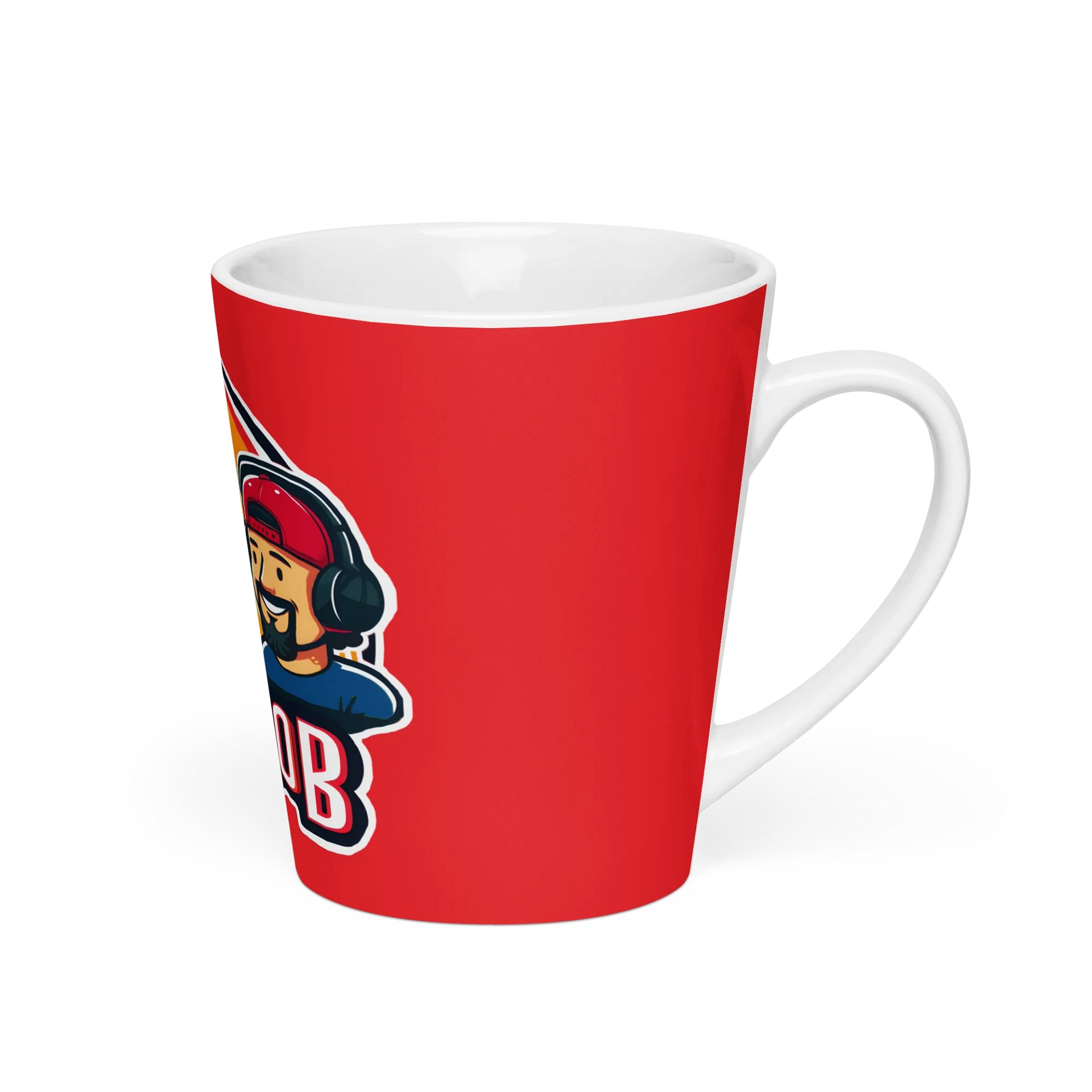 Buk N Bob Podcast Latte Mug product image (2)