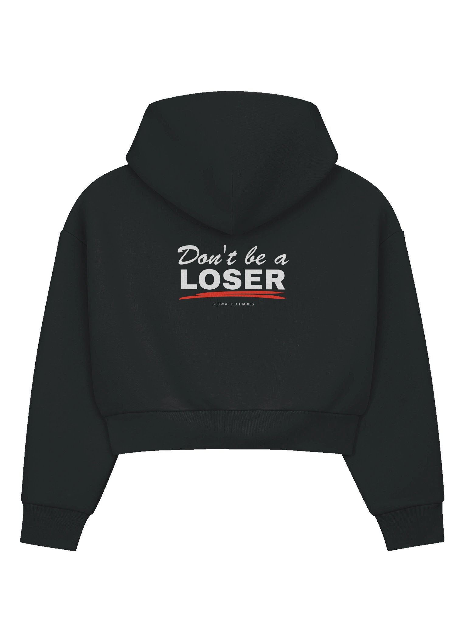 Don't be a LOSER heavy zipped hoodie womens product image (2)