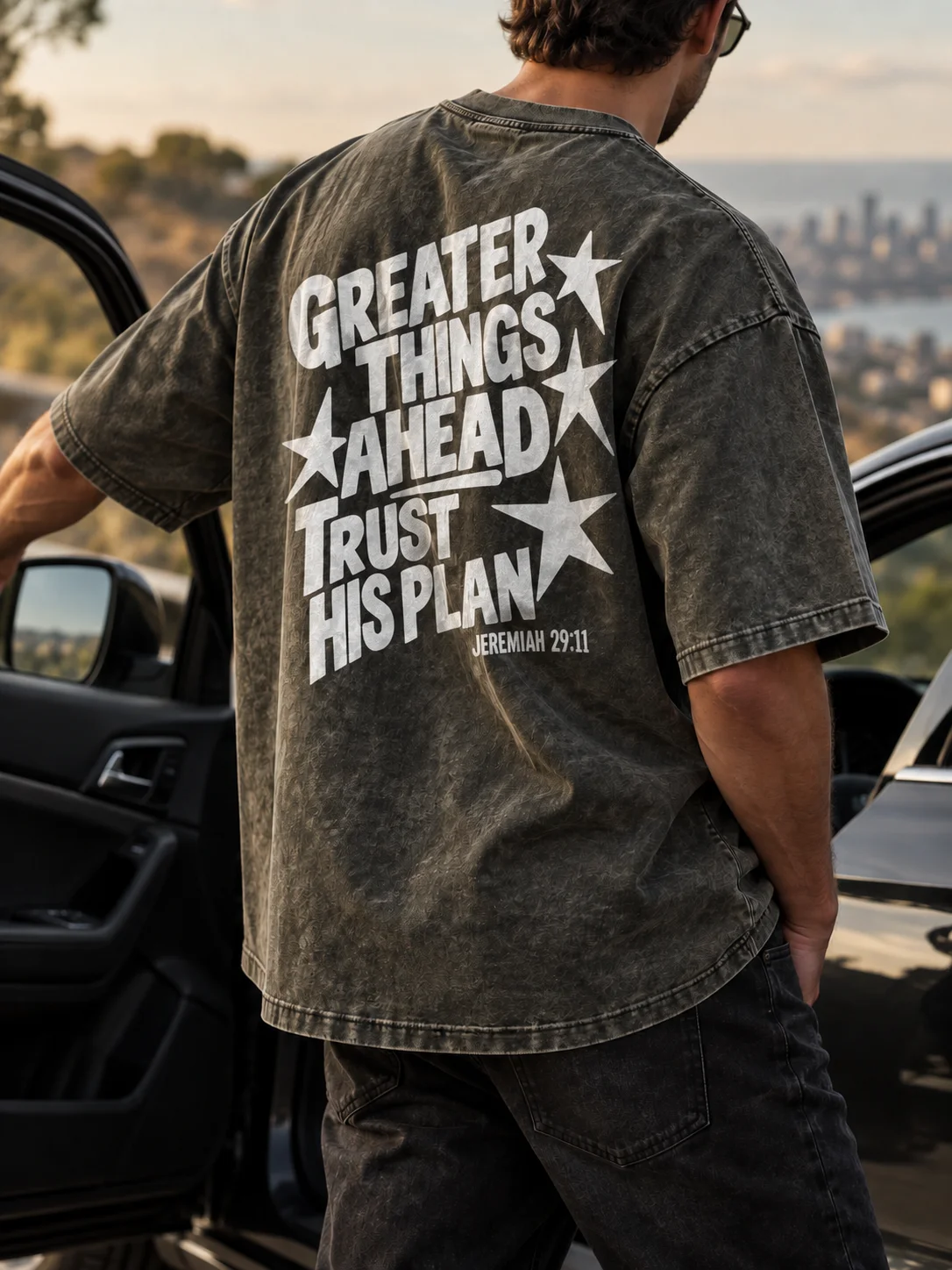 Greater Things Ahead PNG | Jeremiah 29:11 Christian Shirt Design product image (6)