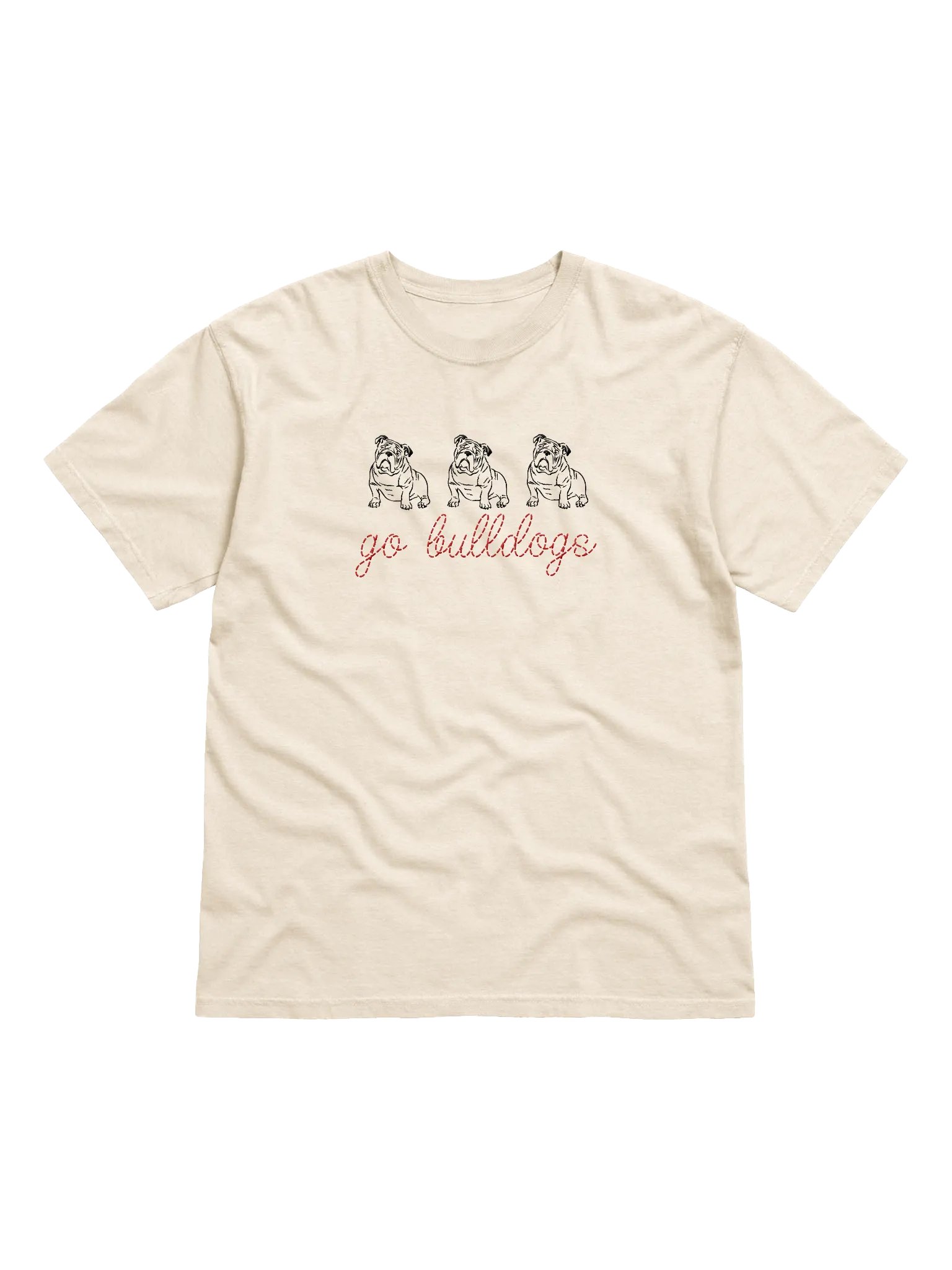 Embroidered Bulldogs T-Shirt product image (1)