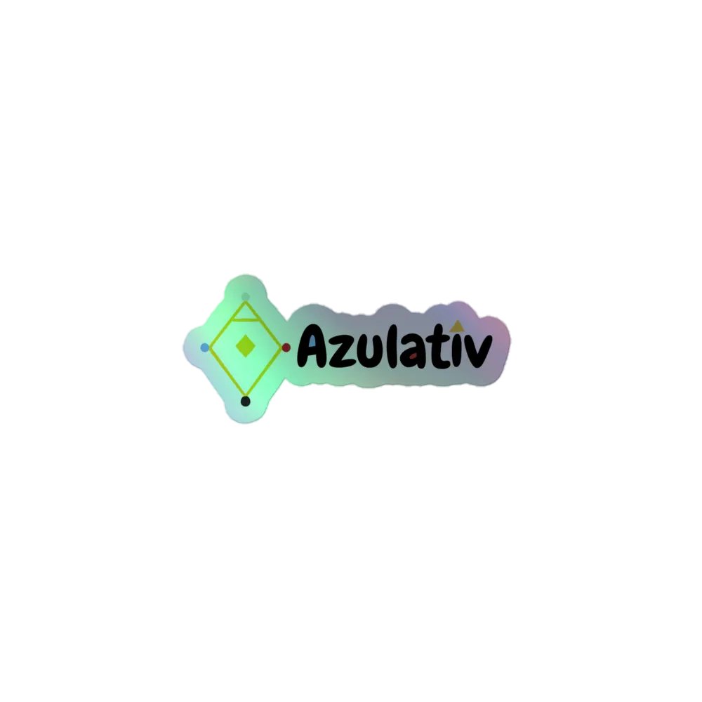 Holo logo sticker product image (1)