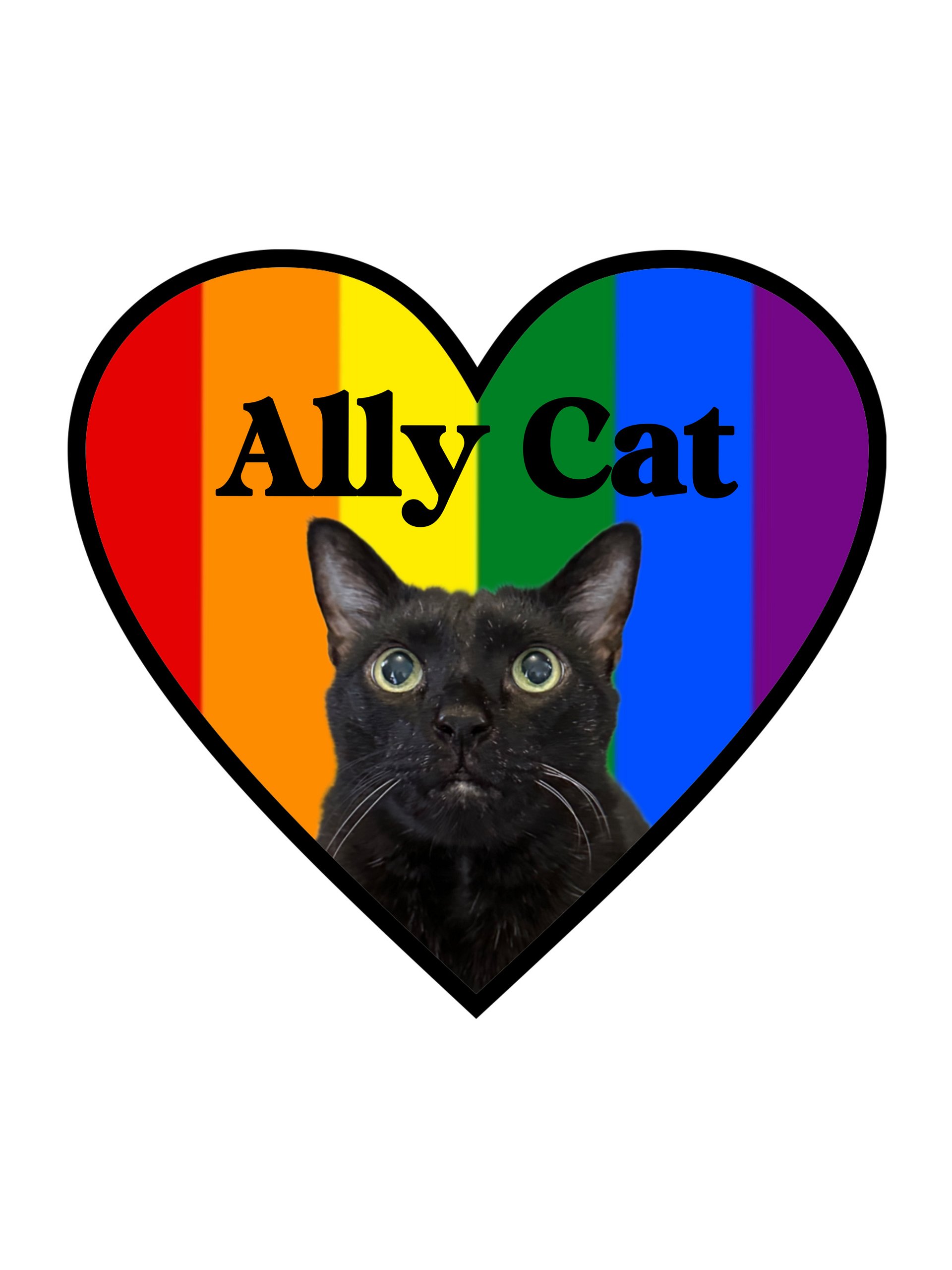 Ally Cat sticker featuring Manny Halloween Cat product image (1)