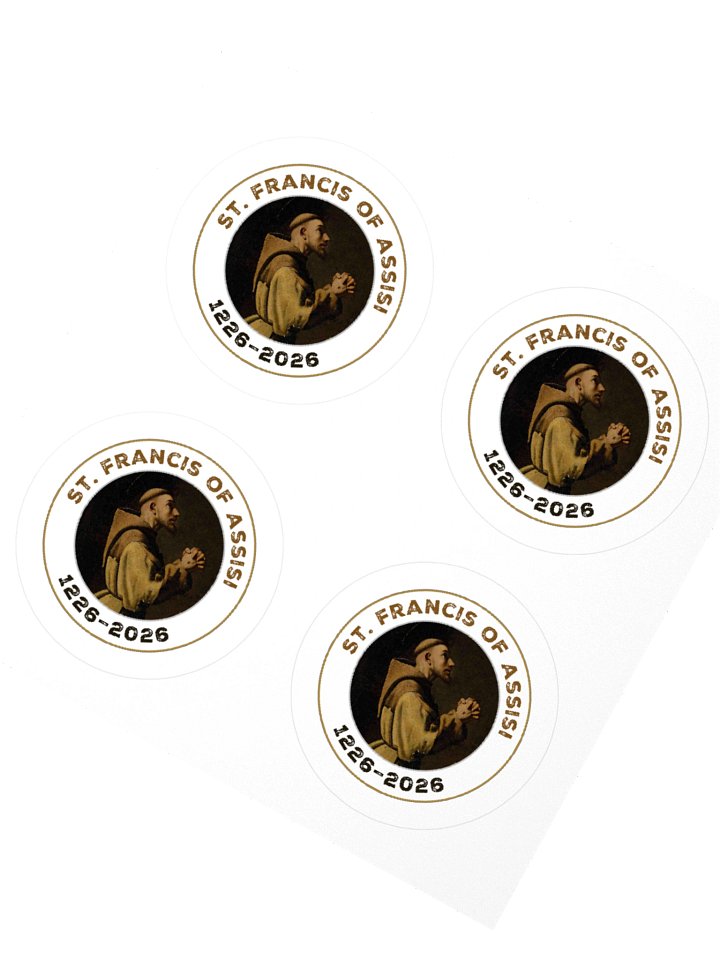 St. Francis of Assisi 1226–2026 Sticker Sheet product image (4)
