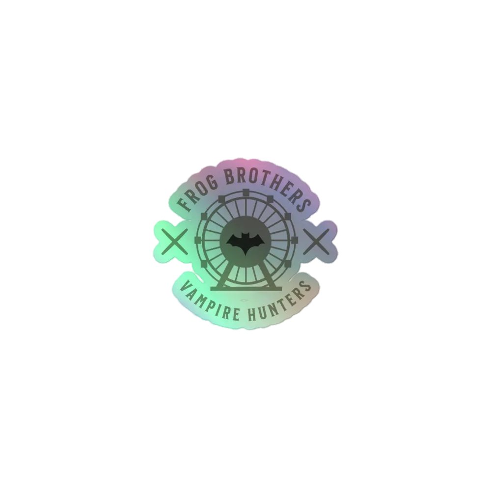 Vampire Hunters Holographic Sticker product image (1)