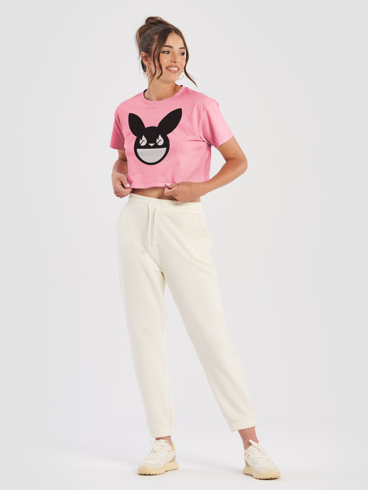 SUPERHOT BUNNY CROPPED T-SHIRT product image (1)