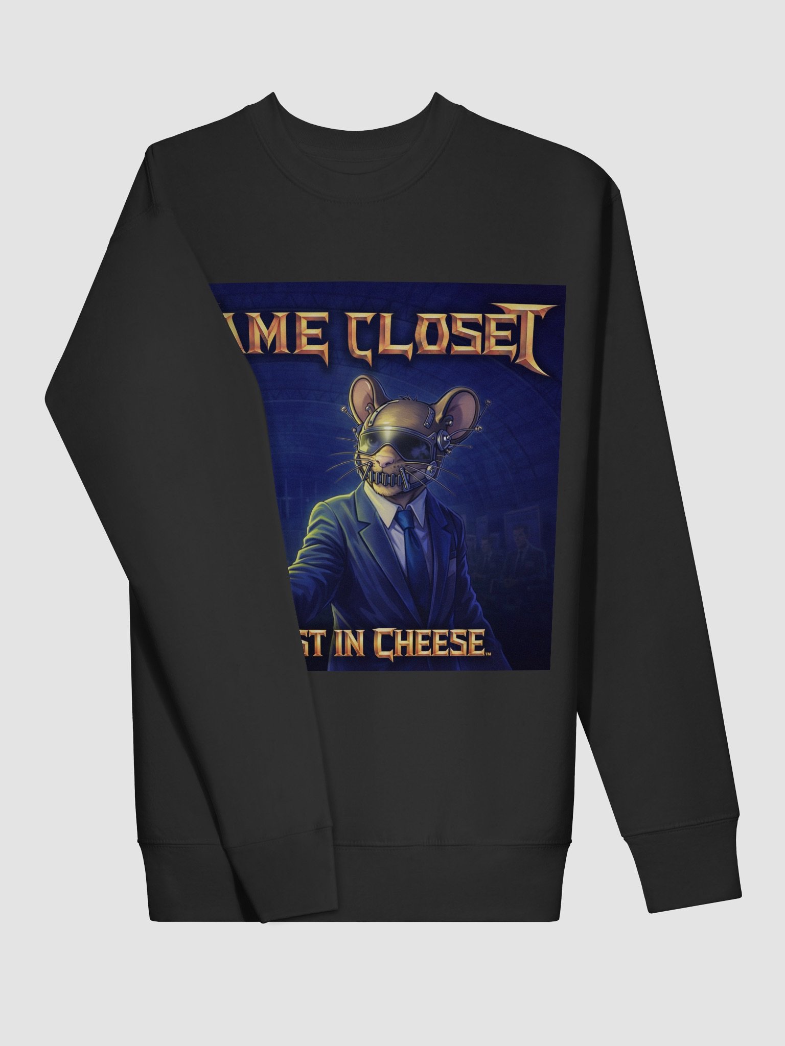Rest In Cheese: Mic Cheesehead Boss Sweatshirt product image (3)
