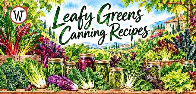 Leafy Greens Canning Recipes