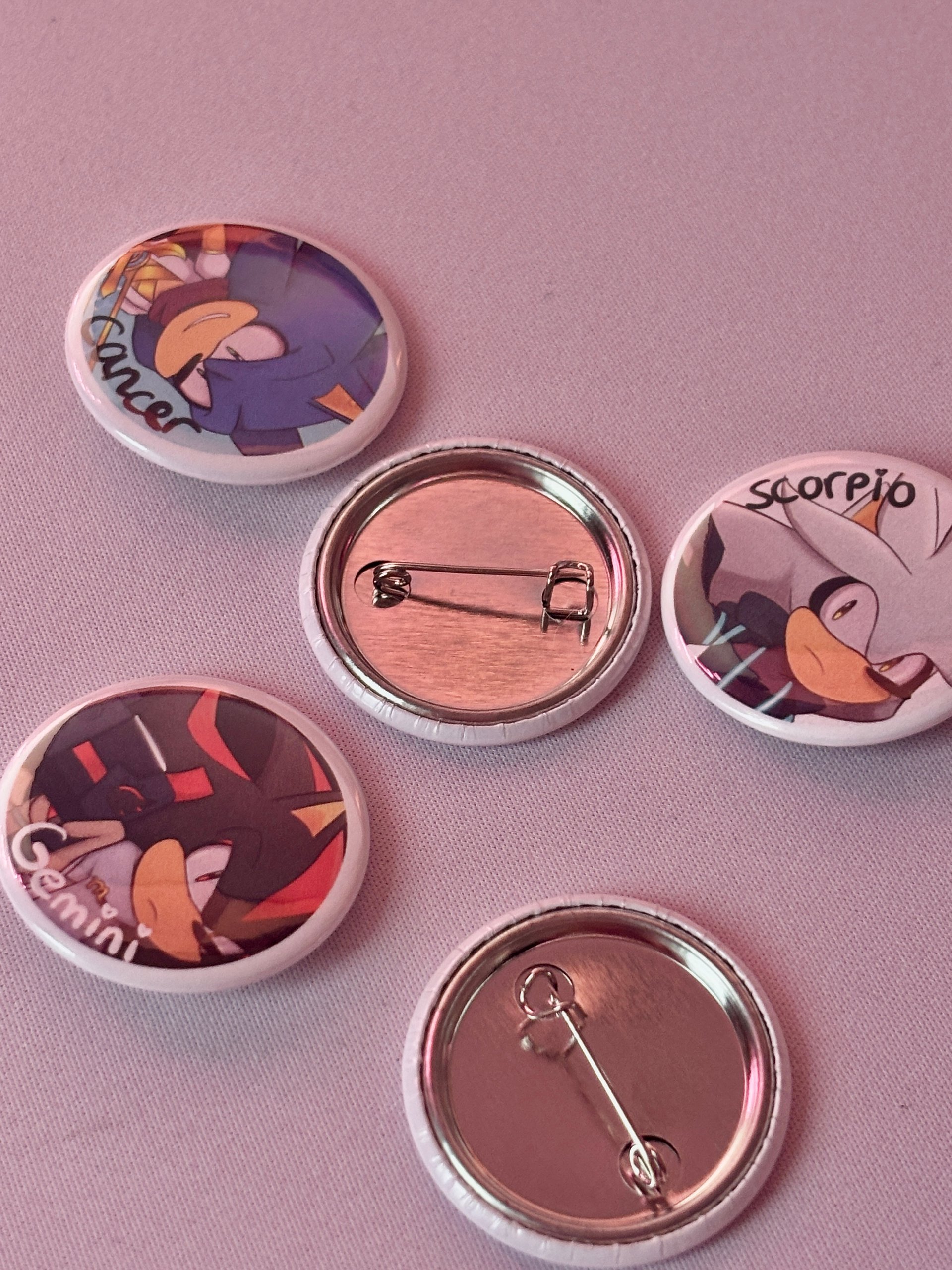 Fantasy - Zodiac Buttons (Set of 5) product image (6)