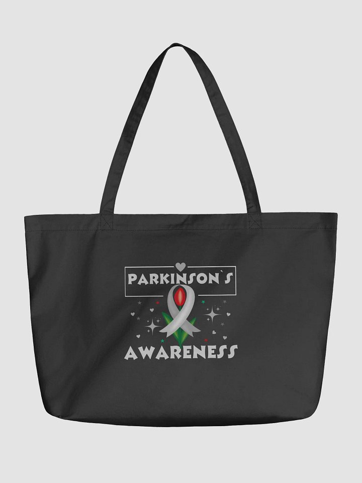 Parkinson's Awareness Organic Tote Bag product image (2)