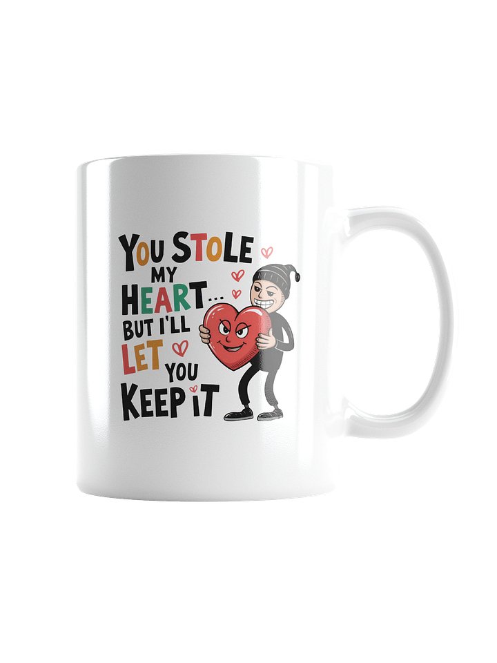 You Stole My Heart Valentine's Day Gift | Funny Love Mug | Cheeky Romance Gift product image (2)