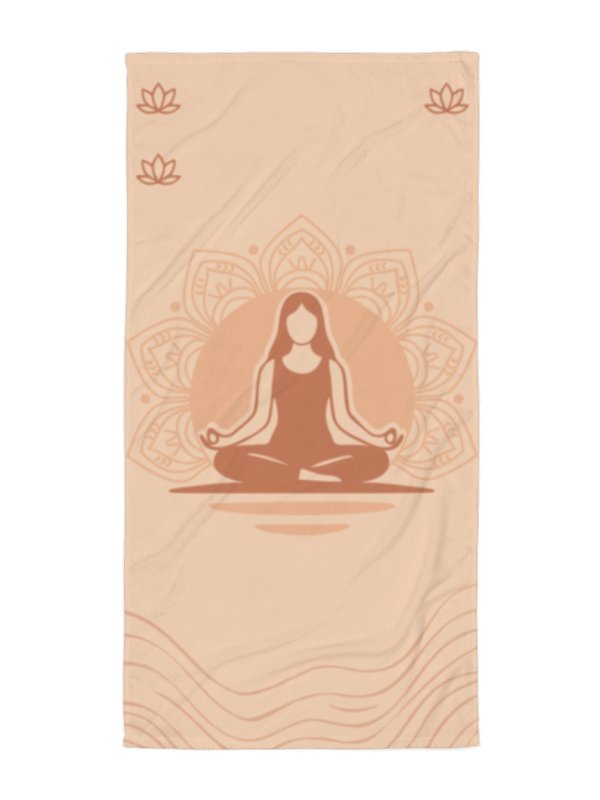 Toalla de Playa “Tranquil Flow” – Diseño Mandala (Algodón y Poliéster) product image (1)