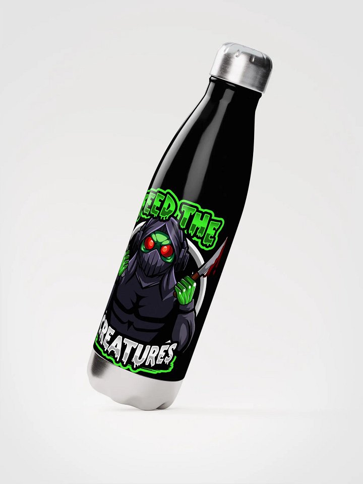 Feed The Creatures Stainless Steel Water Bottle product image (2)