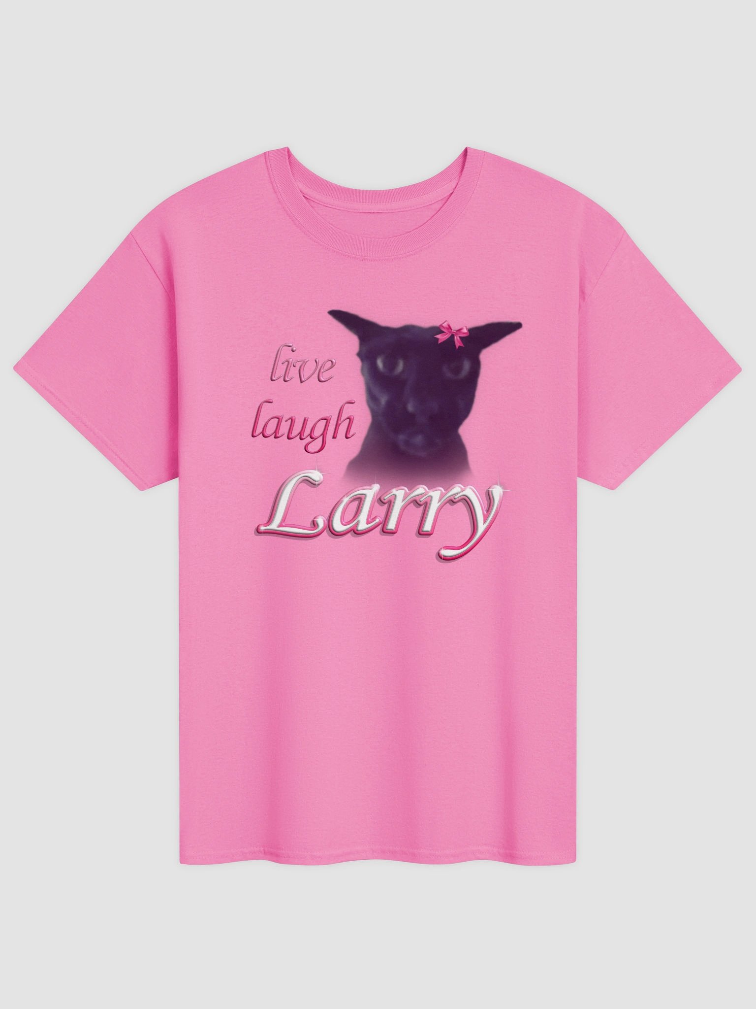 Live Laugh Larry Cat T-shirt product image (1)