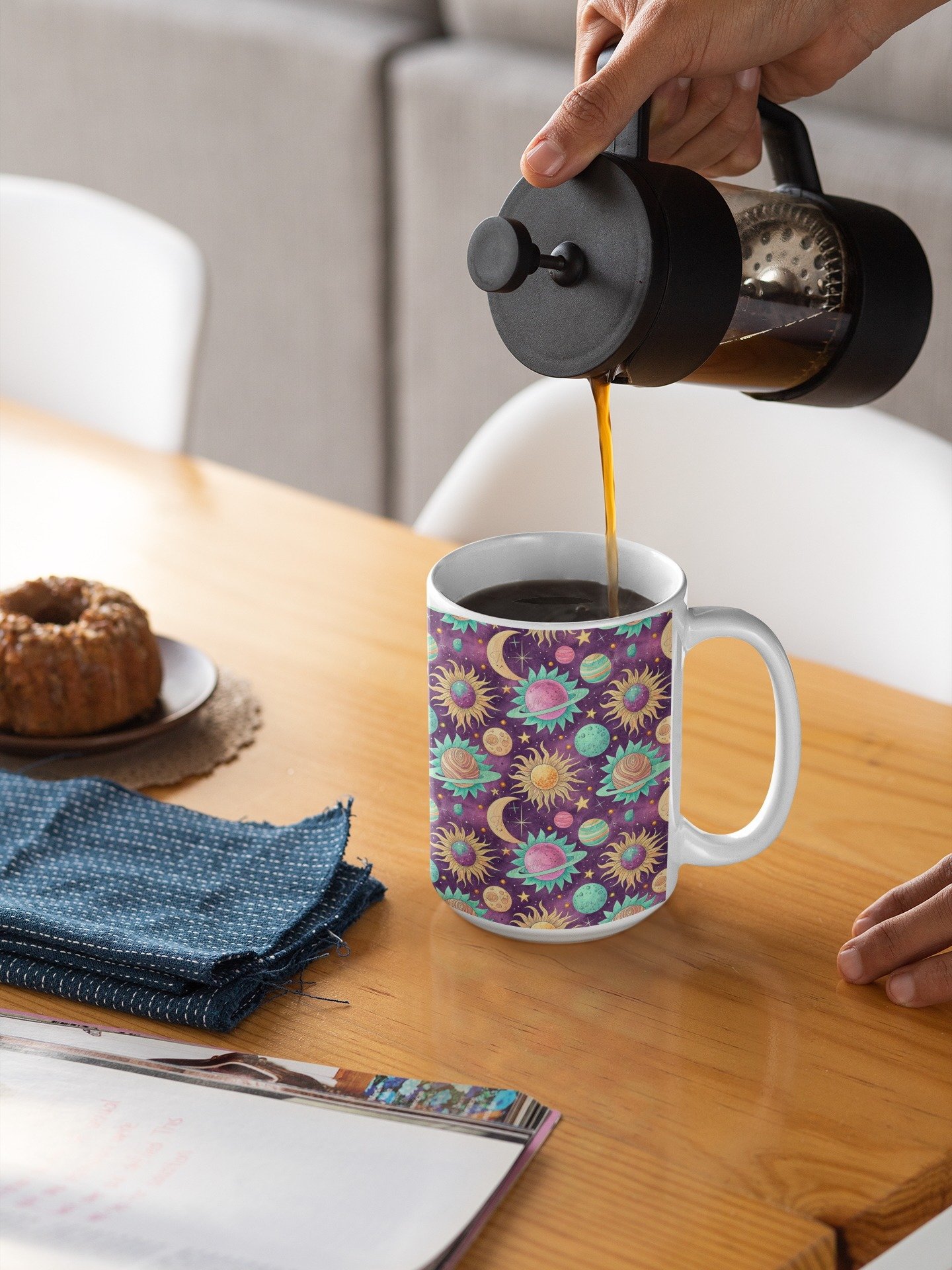 Celestial Dreams - Sun, Moon, and Stars Digital Paper Bundle product image (2)