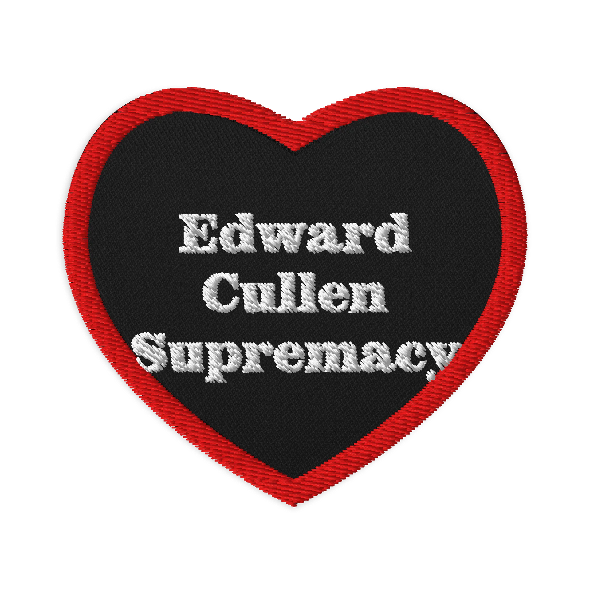 "Edward Cullen Supremacy" Embroidered Patch product image (1)