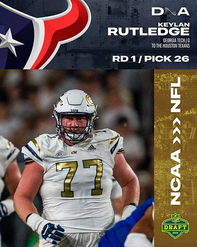 🤘 @keylan_rutledge welcome to H-Town! Graphic by me for DNA Sports on X.