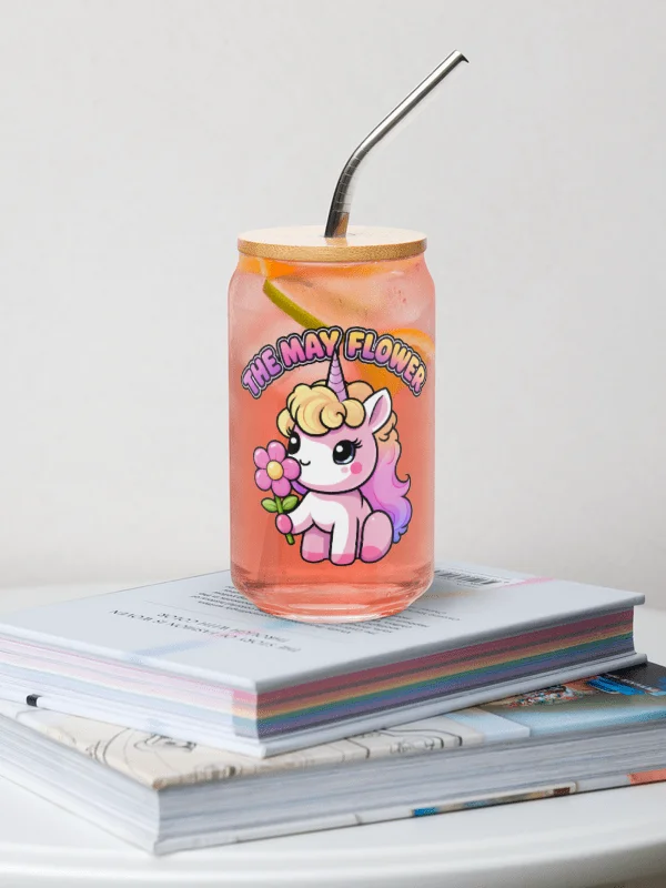The May Flower - Can Shaped Glass product image (1)