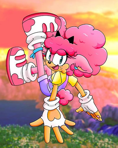 i havent posted in 37 centuries heres sum art of my sonicsona mimi! *explodes* 

#sonic #sonicthehedgehog #procreate #sonicoc...