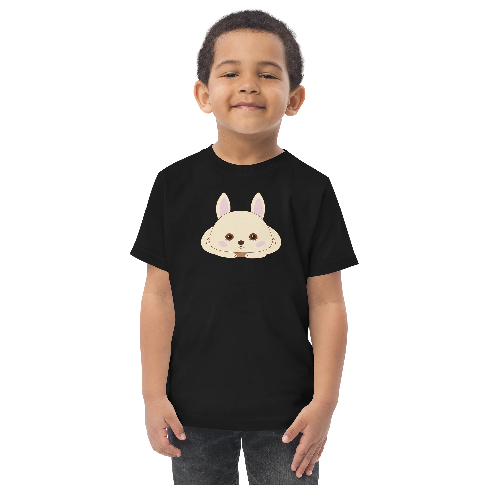 Woodland Animal Friends Bunny Toddler Jersey T-Shirt product image (1)