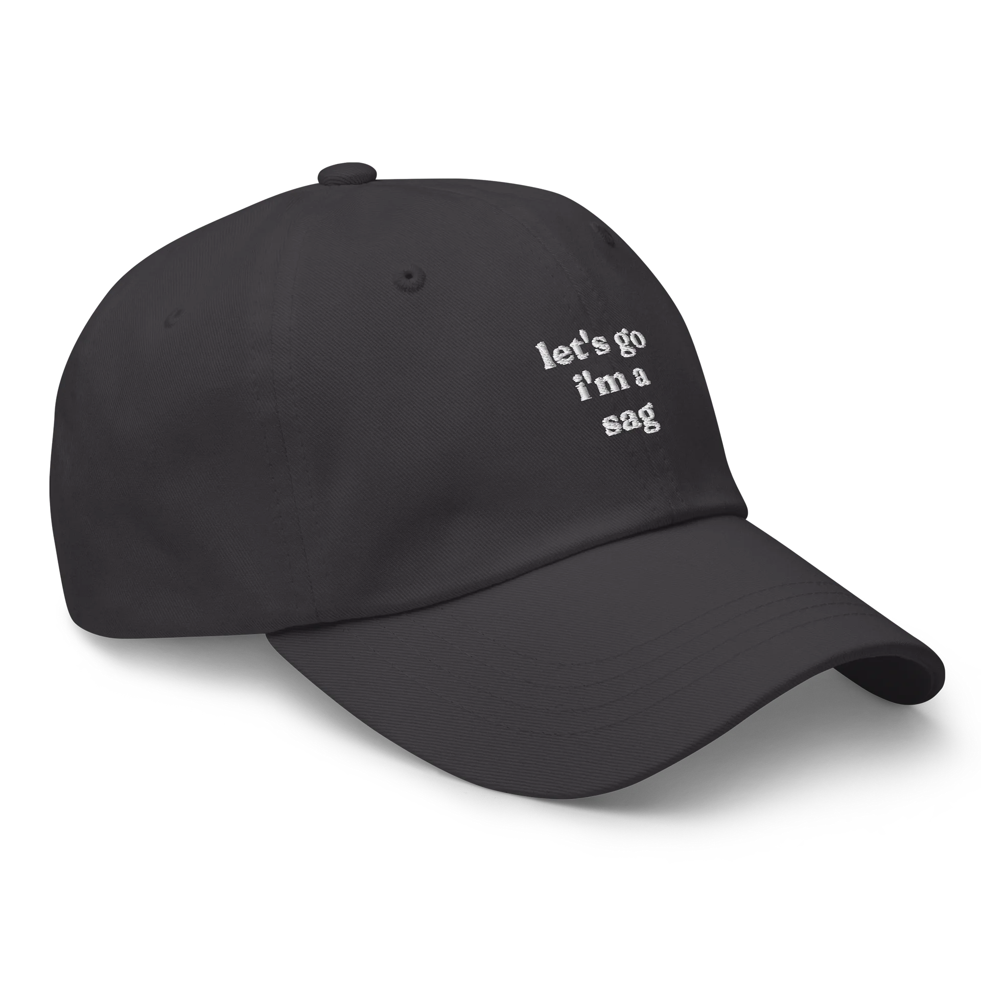 let's go sag embroidered cap product image (3)