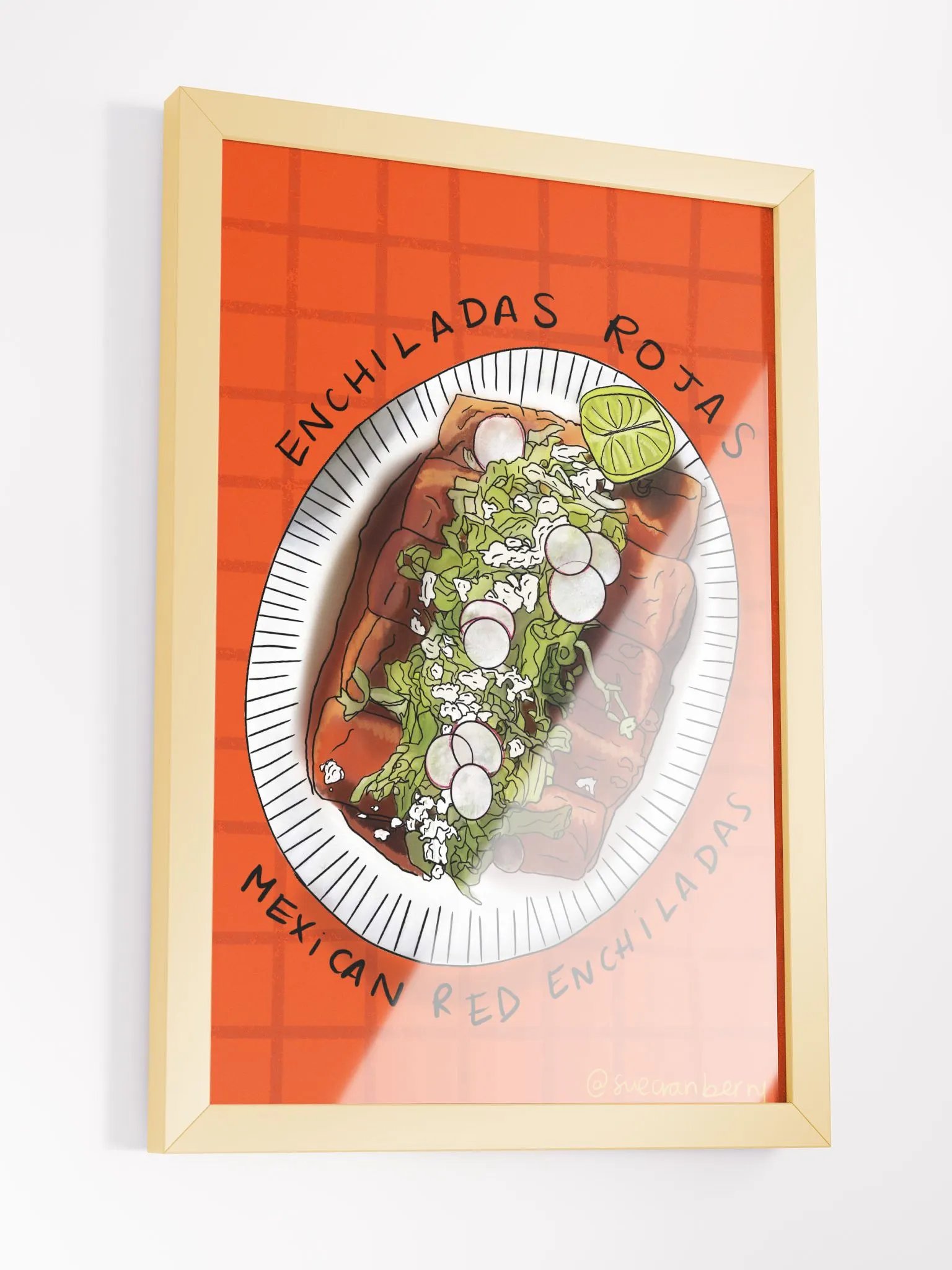 Enchiadas Rojas Framed Poster product image (3)