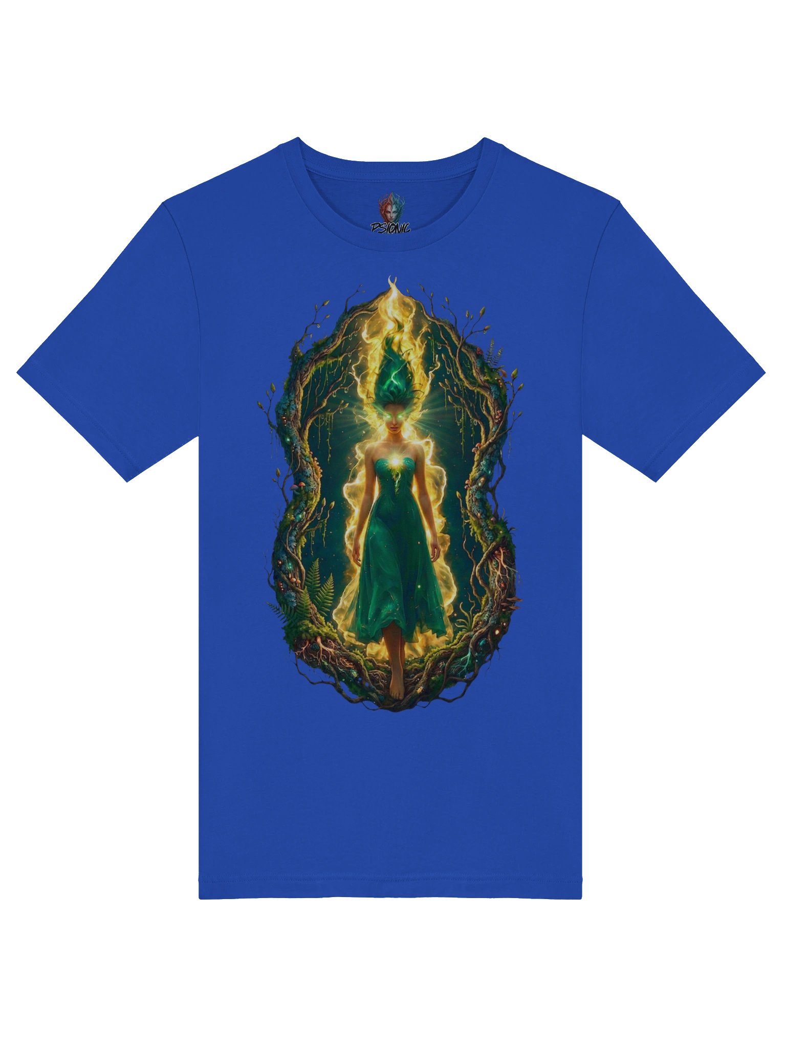 Psionic Nature Goddess T-Shirt | Earth Elemental Fantasy Art Tee product image (5)