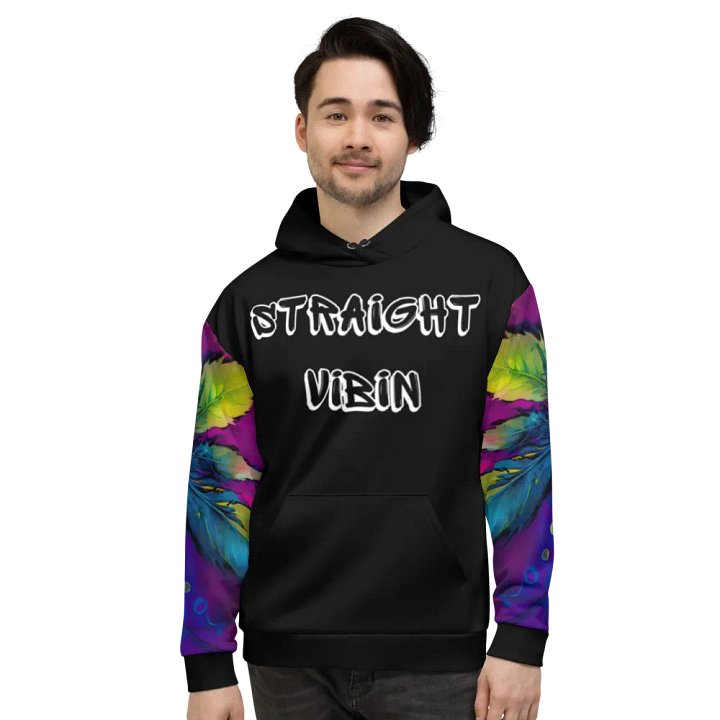 STRAIGHT VIBIN 420 STYLE TIEDYE4 UNISEX HOODIE product image (2)