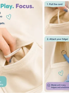 3-Point Sensory Fidget Hoodie – Kids product image (11)