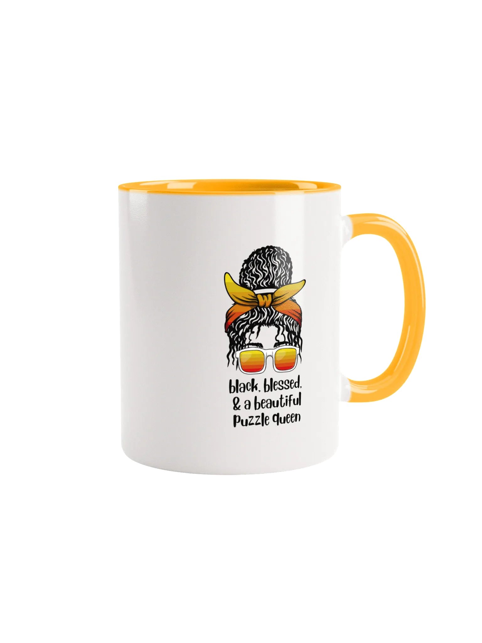 Black, Blessed, & a Beautiful Puzzle Queen Coffee Mug product image (1)