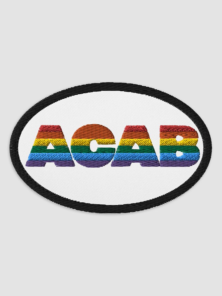 ACAB 4 inch oval patch product image (2)