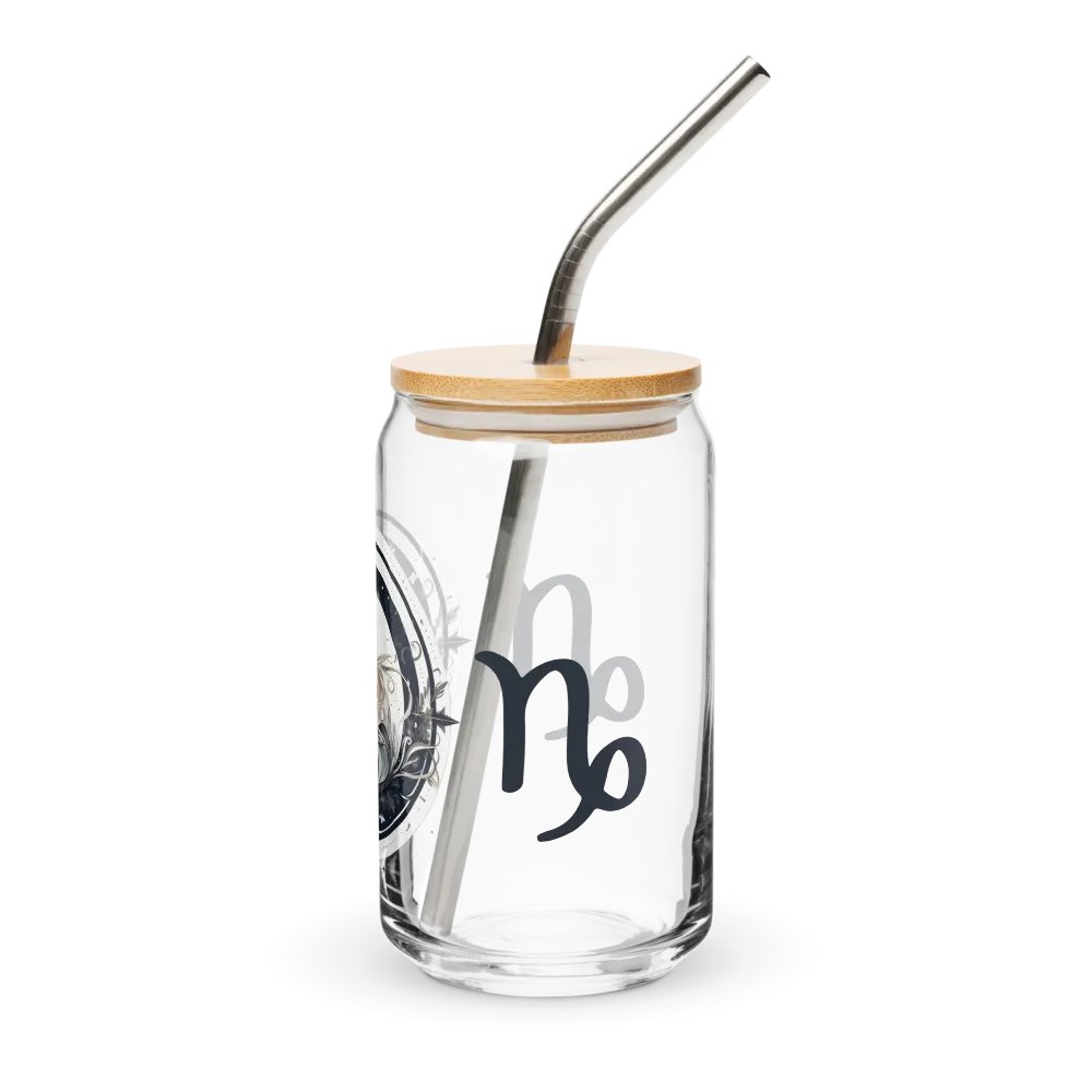 Capricorn Zodiac Glass Can Sipper product image (4)