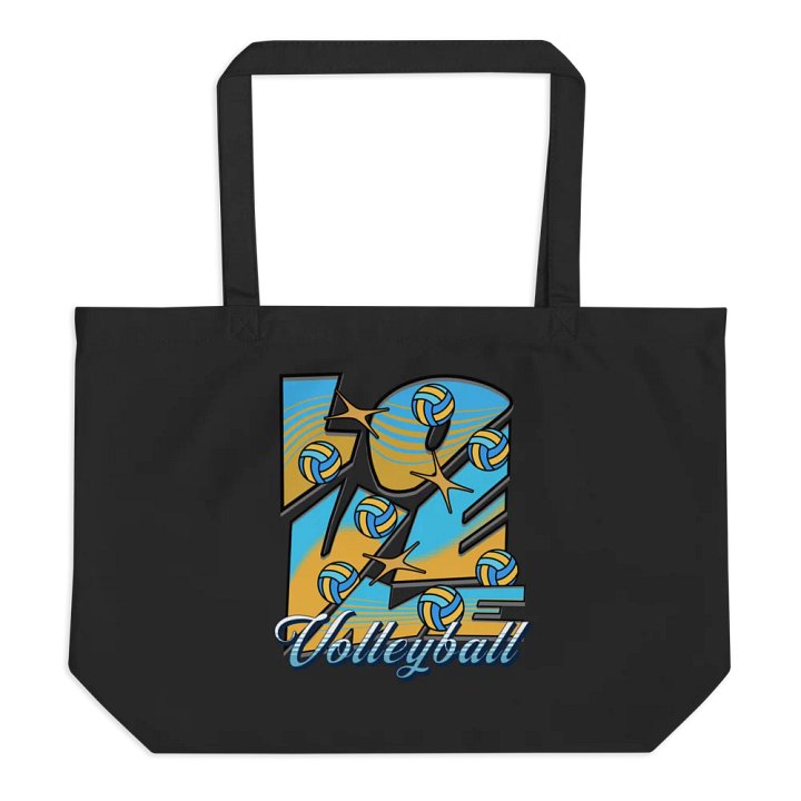 Love Me Volleyball Organic Cotton Tote product image (1)