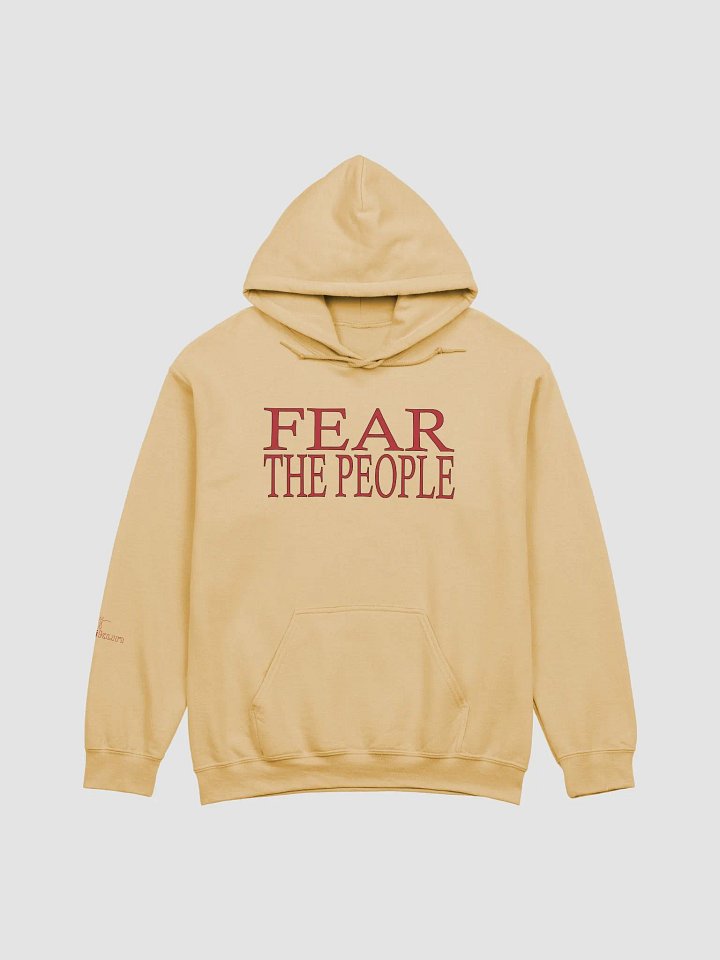 Fear The People - 01 - Red - Gildan Classic Hoodie product image (2)