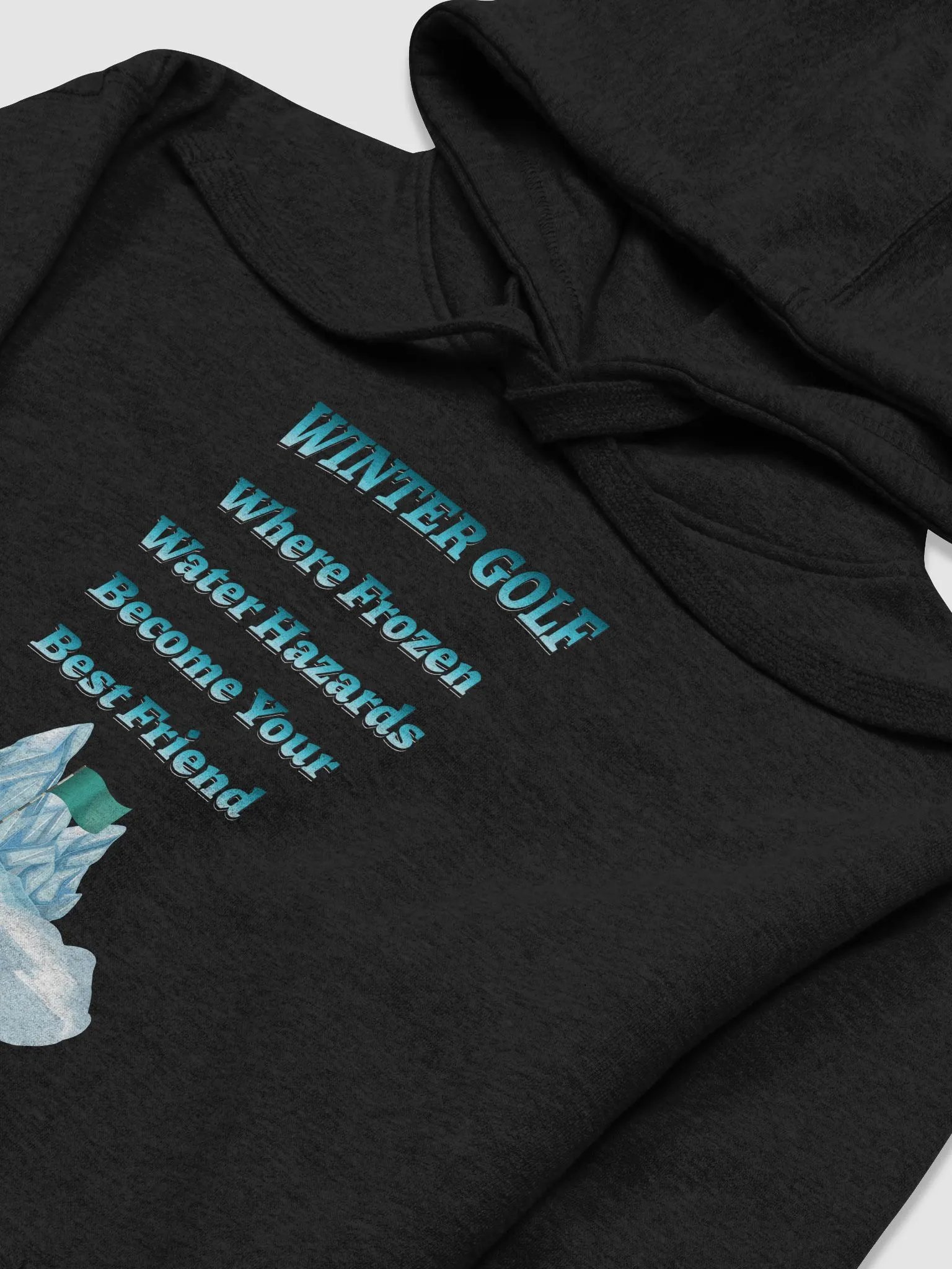 Winter Golf Funny Golfing Scene Hoodie product image (38)