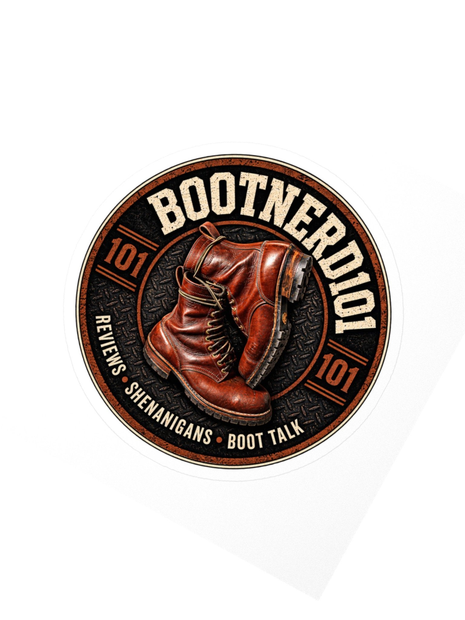BootNerd101 Classic Logo Sticker product image (2)