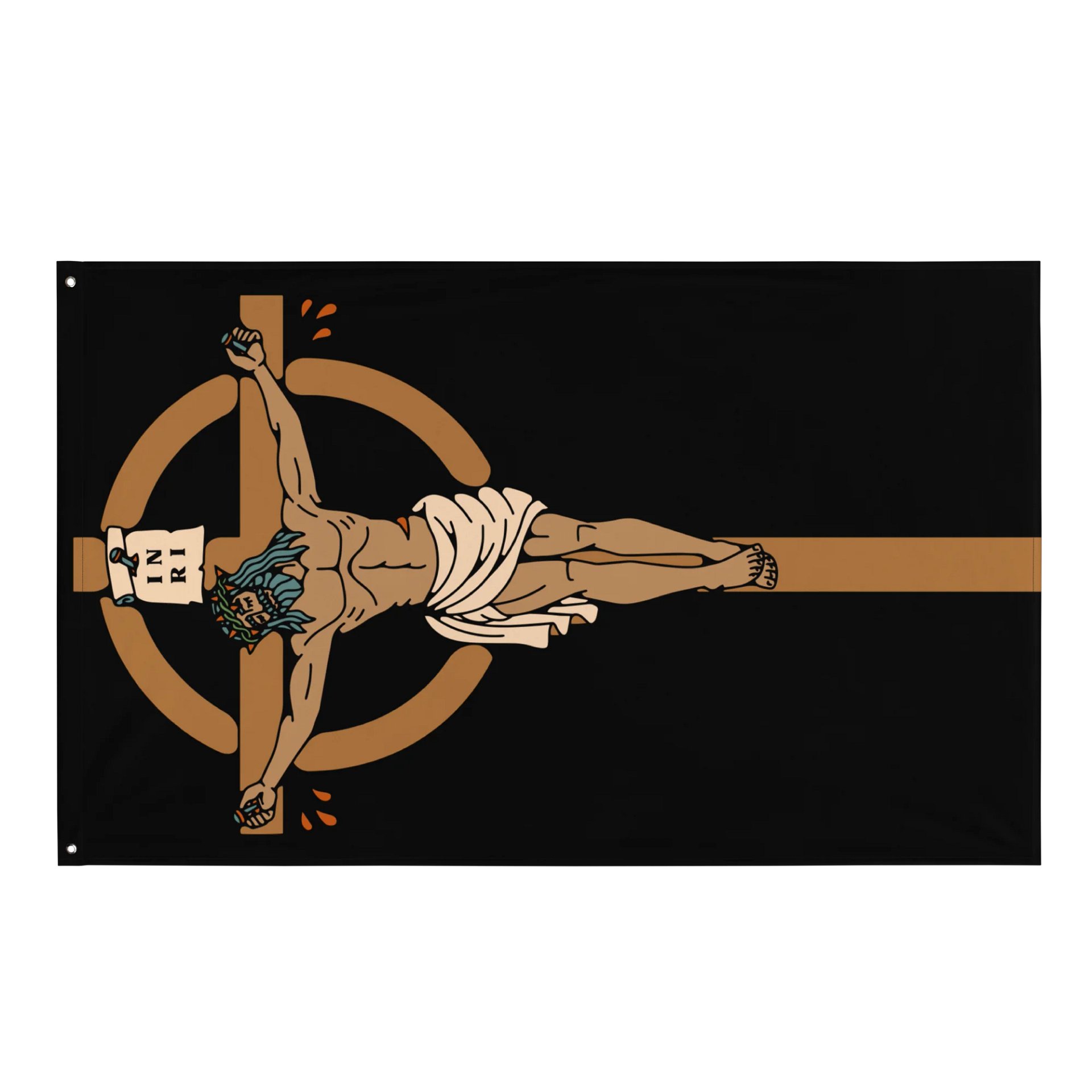The Cross Is Beautiful Flag product image (3)