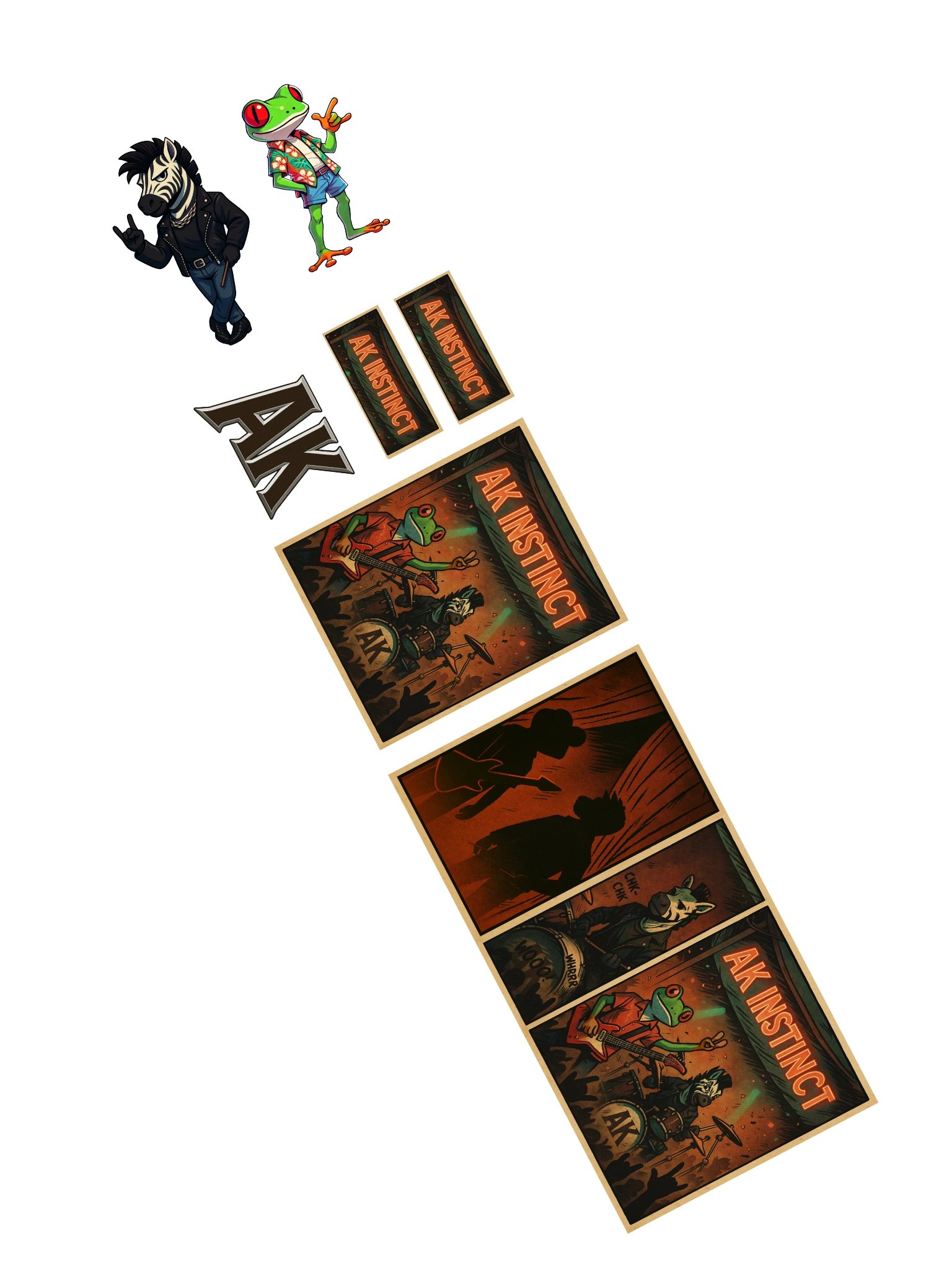 AK INSTINCT - Sticker Pack product image (2)