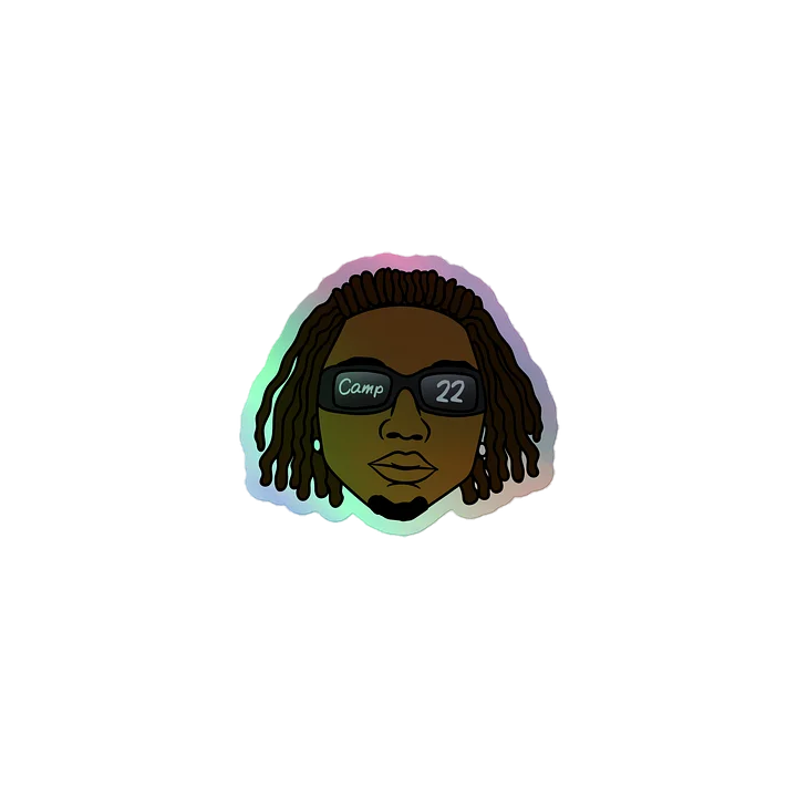 Camp 22 holographic Sticker product image (1)